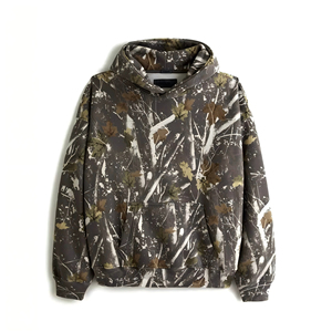 Sudadera con Capucha Extra Grande para Hombre, Manga Larga, Tejida, Informal, para Invierno, con Bolsillos, Diseño Digital, 100% Algodón Orgánico - Product Image 6