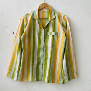 Nueva Llegada: Conjunto de Pijama para Mujer, 100% Algodón, Estampado Indio, Secado Rápido, Cuello en V, Manga Larga, Casual - Product Image 1