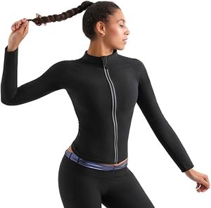 Hot Sweat Body Shaper Shirt Waist Trainer Long Sleeve 100% Cotton Anti-Wrinkle Winter - Product Image 2