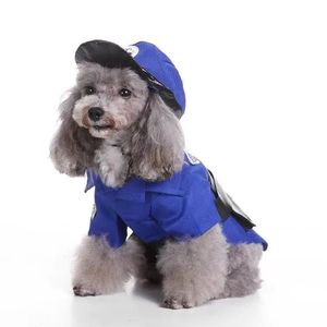 Pawlice Pawtrol polizia cane da compagnia Costume uniforme elegante per animali domestici vestiti per cani vestiti di divertimento - Product Image 1