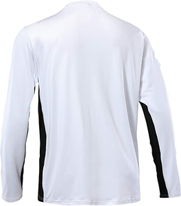 Chemises de bain pour hommes, Rash Guard UPF 50+, protection UV, séchage rapide, respirantes, écologiques, en Spandex/Polyester, pour la pêche et la plage, T-shirt OEM - Product Image 2