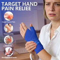 Compresse de gel pour poignet OEM de bonne qualité, chauffante et réfrigérante, utilisable au micro-ondes, pour la relaxation, la thérapie par le gel et le soulagement de la douleur