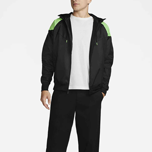 Chaqueta Cortavientos Impermeable de Alta Calidad para Hombre, Tallas Grandes, con Cierre y Logotipo Personalizado, Ropa Estándar, Servicio OEM - Product Image 1