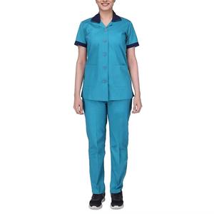 Tenues d'infirmière en coton tricoté, tailles personnalisées, pour l'été, hôpital, vente en gros, haute qualité, OEM, respirantes, nouveauté - Product Image 1