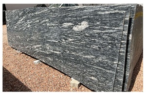 Dalles de granit blanc Kuppam de haute résistance, pierre naturelle, directement de l'usine, pour revêtements extérieurs, comptoirs et sols. - Product Image 4