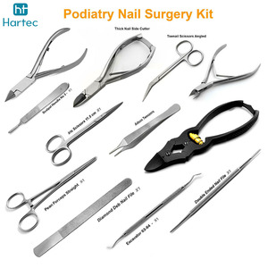 Hot Sale Podiatry Tools <b>Nail</b> Clippers Scissors <b>Nail</b> Files For Toenails Stainless Steel Chiropody Podiatry Instruments <b>Set</b> - Product Image 2