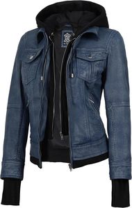Blouson Bomber Unisexe en Cuir PU Écologique Imprimé en Relief, Col Rabattu, Fermeture Éclair, Coupe Courte Décontractée, Couleur Unie, Automne - Product Image 4