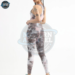 Vêtements de sport personnalisés avec logo pour femmes, tenue de sport à fort impact, vêtements de yoga, ensemble de fitness grande taille, haut de sport - Product Image 5