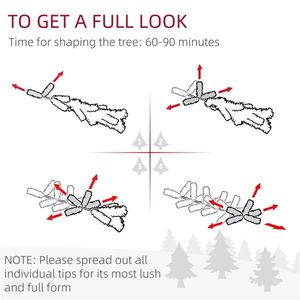 High Quality Battery-Operated Luxury Pine Christmas Tree Foldable <b>Star</b>-Shaped with <b>LED</b> <b>Lights</b> Ornaments for Outdoor Decorations - Product Image 3