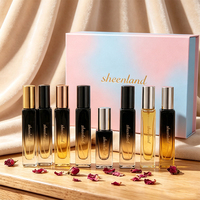 Botol Parfum Minyak Kaca Kotak Mini Mewah Kosong Anti Bocor Tutup Ulir 5ml/10ml/15ml Pompa Semprot Sablon Sutra Kotak Frost Jiangsu