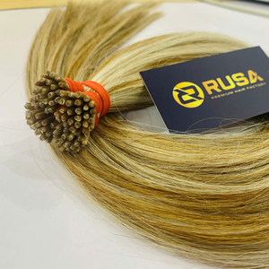 Cabello RUSA de moda en color piano, cabello vietnamita con punta en I para el verano, cabello teñido de doble capa, 100g, nueva técnica - Product Image 2