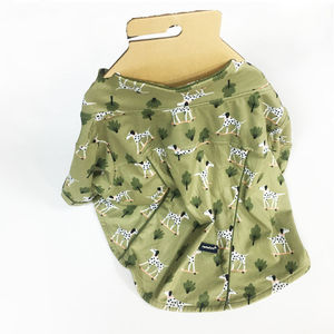 Ropa para Mascotas de Tela de Satén de Seda de la Mejor Calidad, Abrigos de Moda, Camisetas Estampadas para Perros, Ropa de Verano - Product Image 3