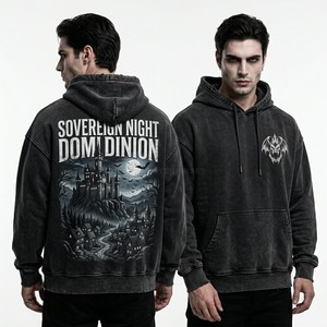 High Street Pink Hoodies Mens Custom <b>Distressed</b> Pullover Sweatshirt Dark Antiquity Graphic Hoodie Vintage Washed Hoody <b>Tops</b> - Product Image 3