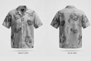 Camisa de Vestir con Botones y Diseño de Logotipo Personalizado, Ropa de Playa, Estilo Hawaiano Informal, Camisas Ligeras de Moda Urbana - Product Image 3