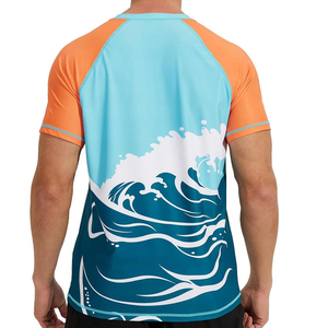 Camiseta de Compresión Deportiva para Mujer, Protección UV, Gimnasio, Fitness, Natación, 100% Poliéster, Estampada - Product Image 5