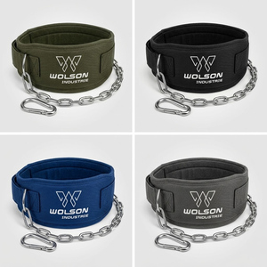 Cinturón de Gimnasio Resistente con Cadena de Acero para Ejercicios de Flexiones y Entrenamiento de Resistencia, Unisex, Alta Calidad - Product Image 3