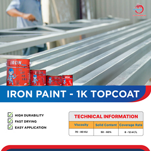 Acrylic-based Anti-corrosion Quick Drying 1K Topcoat <b>Paint</b> for Gates Awnings Furniture Liquid Coating - Product Image 5