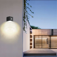 Lámpara de Pared LED SOL-626S-B con Panel Solar, Sensor PIR IP44, Luz Blanca Neutra 4100K, Ecológica, Garantía de 1 Año