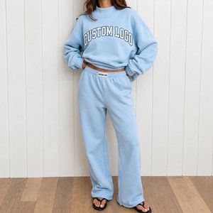 Suéter de punto oversize de cuello alto para mujer, estilo casual, para otoño e invierno - Product Image 2