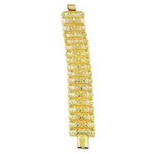 Vente en gros de parures de bijoux de mariage de style européen traditionnel, plaquées or micronique 14K/18K/24K, design français, mode nuptiale - Product Image 5