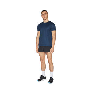 Men's Slim Fit O-Neck Short Sleeve Breathable Quick Dry Eco-Friendly Gym <b>T</b>-<b>Shirts</b> 95% Polyester <b>5</b>% Spandex Heat-Transfer Printed - Product Image 1