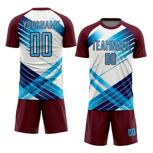 Conjuntos de Fútbol de Alta Calidad, Camisetas Deportivas Impresas de Secado Rápido, Logotipo Personalizado, Nombre del Equipo, Número del Jugador, Uniforme de Fútbol, Uniformes de Club - Product Image 6