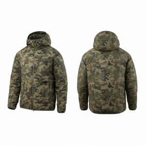 Hot Selling Premium Quality <b>Lightweight</b> Camouflage Hooded Puffer <b>Jacket</b> Windproof Warm Outdoor <b>Casual</b> Winter <b>Jackets</b> For Unisex - Product Image 4