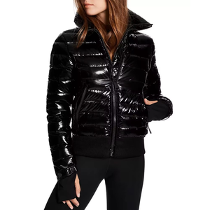 Nueva Llegada, Abrigo de Invierno Personalizado para Mujer, Talla Grande, a Cuadros, Doble Botonadura, con Relleno de Algodón, Impermeable - Product Image 6