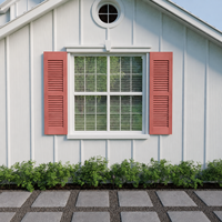 Panneaux de fenêtre minimalistes en bois massif sur mesure pour usage résidentiel, hôtelier et commercial – Persiennes pour salle de bain et chambre