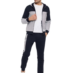 Survêtement de sport d'hiver pour homme, respirant et confortable, 100 % coton, grandes tailles, imprimé, faible MOQ, OEM disponible - Product Image 1