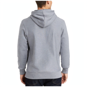Sudadera con Capucha de Punto para Hombre, Estilo Casual, para Invierno, 340 GSM, con Patrón de Letras, Color Gris, Felpa de Algodón - Product Image 5