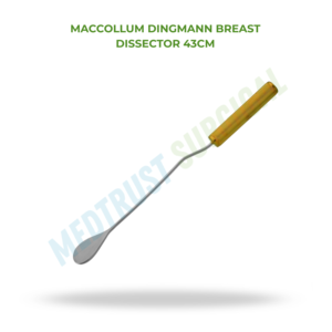 เครื่องมือผ่าตัดแยกเนื้อเยื่อเต้านม MacCollum Dingmann ขนาด 43 ซม. สำหรับการผ่าตัดเนื้อเยื่อและการผ่าตัดศัลยกรรมตกแต่ง - Product Image 2