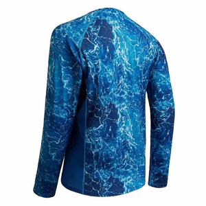 Camisa de Pesca Personalizada para Hombre con Protección UPF 50 y Antibacteriana, de Spandex/Poliéster, de Secado Rápido, Manga Larga, para Actividades al Aire Libre - Product Image 2