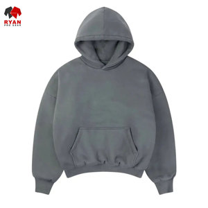 Sweat à capuche pour homme Ryan Pro Gear avec logo personnalisé sur le devant, 100% coton molletonné, coupe classique, hiver, offre ODM - Product Image 6