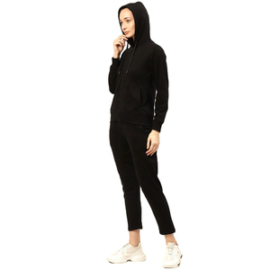 Top Quality Women's Winter Streetwear Breathable Hooded Eco-Friendly Lightweight <b>Tracksuit</b> Custom Design Women's Sets - Product Image 6
