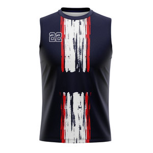 Maillot de sport personnalisé sans manches à compression pour le basketball, imprimé numériquement, séchage rapide, tenue d'équipe pour adultes - Product Image 3