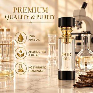 Reines Adlerholzöl Rohstoff 100% Natürliches Gereiftes Oud Ätherisches/Attar-Öl für Parfümherstellung und Aromatherapie Individuelles Logo - Product Image 3