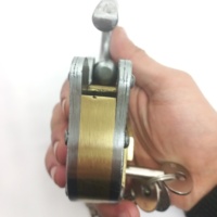 20 ans de garantie de qualité supérieure cadenas de confinement de Style Antique en laiton et fer avec 3 clés fonctionnelles/cadenas de confinement Alcatraz