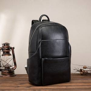 Travel Top Rated Genuine Leather Vintage Laptop <b>Backpack</b> <b>Waterproof</b> Anti-Theft Duty Travel Rucksack LBP-0351 - Product Image 2