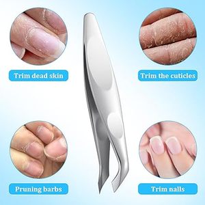 Precision Mini Cuticle Cutter Bevel Jaw 12.5 MM Curved Blade Rounded Tip Portable Fingernail Tool Adult Use - Product Image 4
