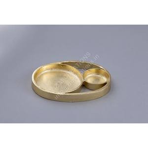 Porte-bougie en métal de luxe pour mariage, Noël et Pâques - Résistant à la chaleur, écologique, fait main, décoration d'intérieur - Product Image 1