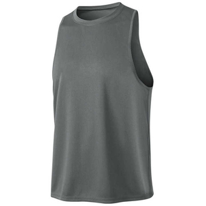 เสื้อกล้ามคอกลมผ้าฝ้ายทรงเข้ารูปสำหรับผู้ชาย ขายส่ง ไซส์ XL สำหรับเพาะกายและวิ่งออกกำลังกาย รับสั่งทำตามขนาด - Product Image 4