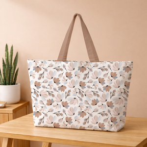 Cotton Canvas Tote <b>Bag</b> Reusable Eco Friendly Shopping <b>Bag</b> with Strong Handles, <b>Foldable</b> Grocery <b>Bag</b> - Product Image 2