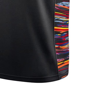 Maillot de basketball personnalisé par sublimation, respirant, grande taille, antibactérien, séchage rapide, unisexe, 100 % polyester, devant - Product Image 5