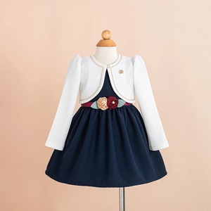 Robe de princesse à volants pour filles avec <span class=keywords><strong>boléro</strong></span> à manches longues, élégante robe de cérémonie pour enfants, robe de fête d'anniversaire, robe de mariage, boutique de vêtements pour enfants, OEM - Product Image 5