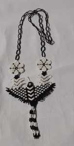 Collar de Cuentas de Vidrio con Diseño de Pájaros Coloridos, Joyería de Moda Hecha a Mano, Collar Decorativo con Cuentas - Product Image 3