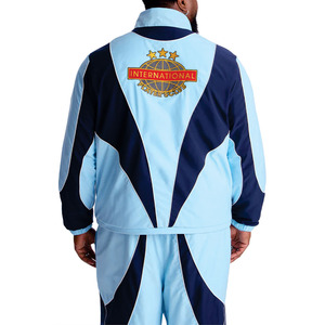 เสื้อแจ็คเก็ตกันลมไนลอนคุณภาพสูงแบบ Color Block สำหรับผู้ชาย น้ำหนักเบา ชุดกีฬา ขายส่ง รับผลิตตามแบบ OEM บริการออกแบบ - Product Image 6