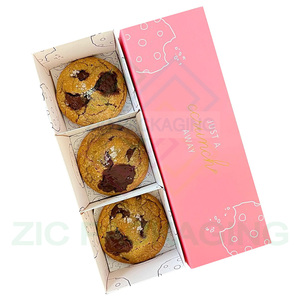 <span class=keywords><strong>Caja</strong></span> <span class=keywords><strong>de</strong></span> papel <span class=keywords><strong>azul</strong></span> ecológica para llevar, catering, panadería, uso para <span class=keywords><strong>galletas</strong></span>, crepé, pastel, chocolate, trufas, hamburguesas, laminación mate - Product Image 3