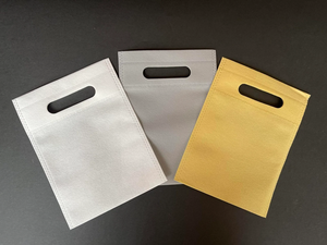 Custom Non Woven Shopping <b>Bags</b> With Die Cut Handle <b>Large</b> Size For Advertising Your Logo Print - Product Image 5