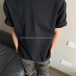 T-shirt vierge unisexe de haute qualité promotionnel de haute qualité T-shirt LOGO personnalisable de haute qualité en gros - Product Image 2